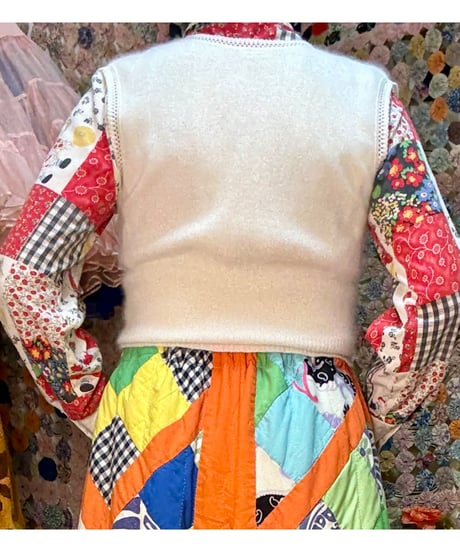 70-80s angora inner vest
