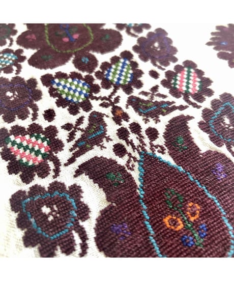 vintage croatian embroidered blouse