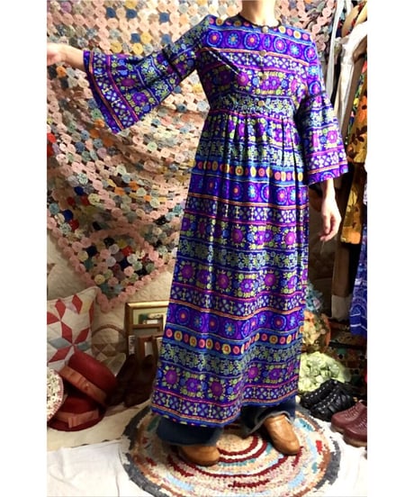 60's flower dress