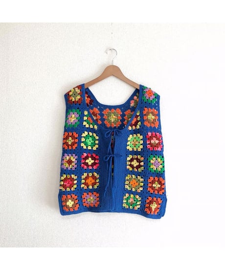 granny square vest