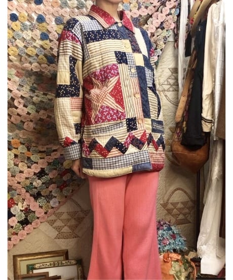 w.face  patchwork quilt  jacket