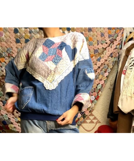 denim patchwork quilt remake tops