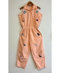80s unique patch jump suits