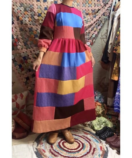 60's patchwork dress
