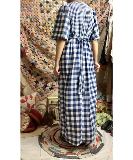 70's plaid dress