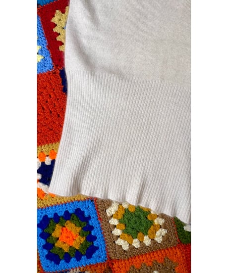 70-80s angora inner vest