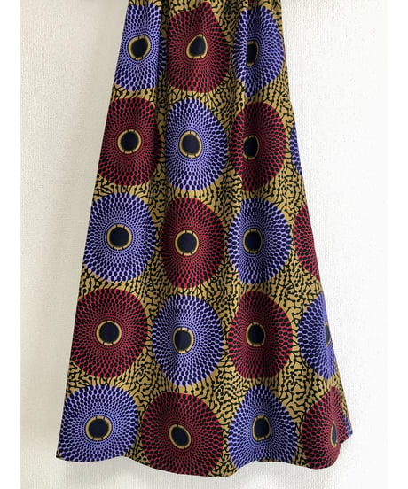 batik print dress