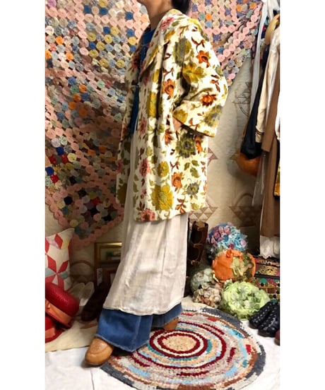 60's tapestry coat