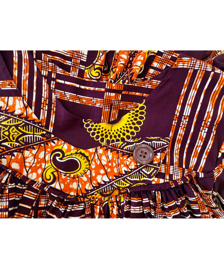 african wax print dress