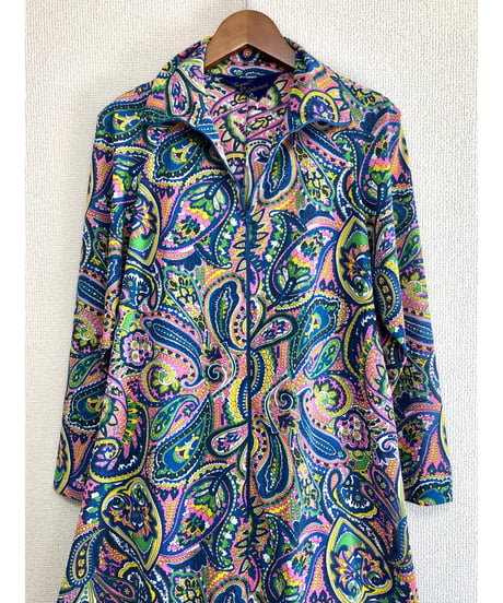 70's paisley dress