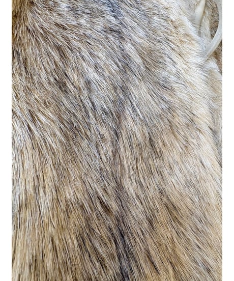 60s faux fur vest