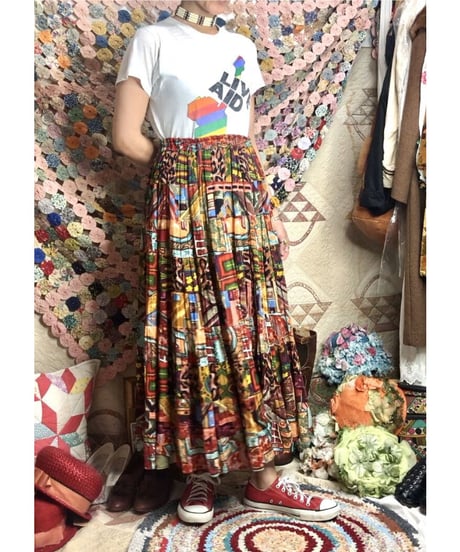 PHOOL indian cotton skirt