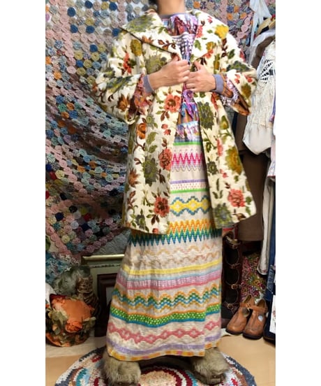 60s tapestry coat