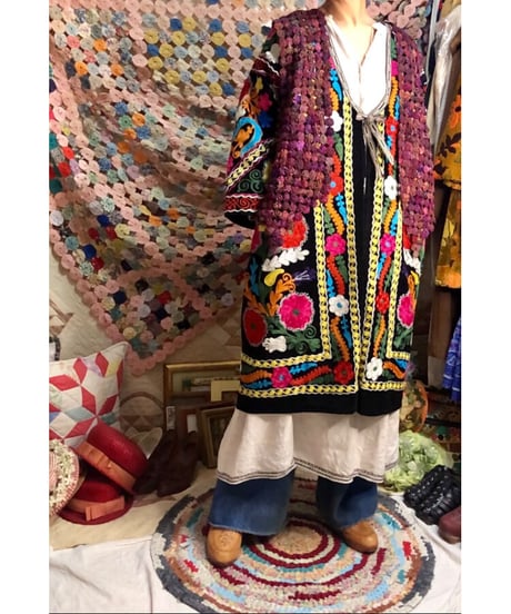 yo-yo quilt vest