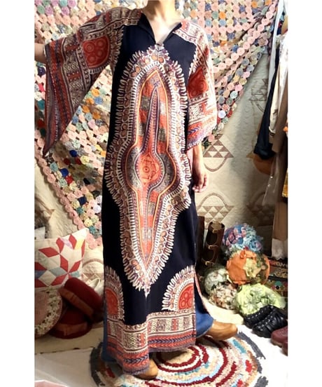 70's dashiki dress
