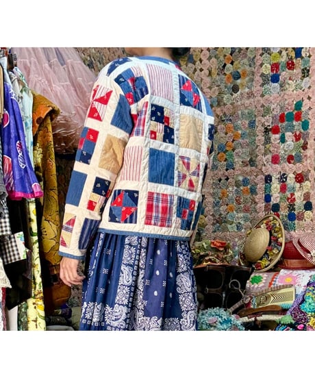 patchwork quilted jacket