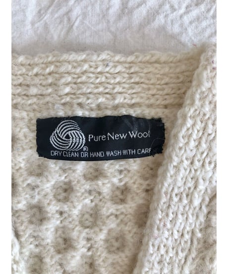 cable knit vest