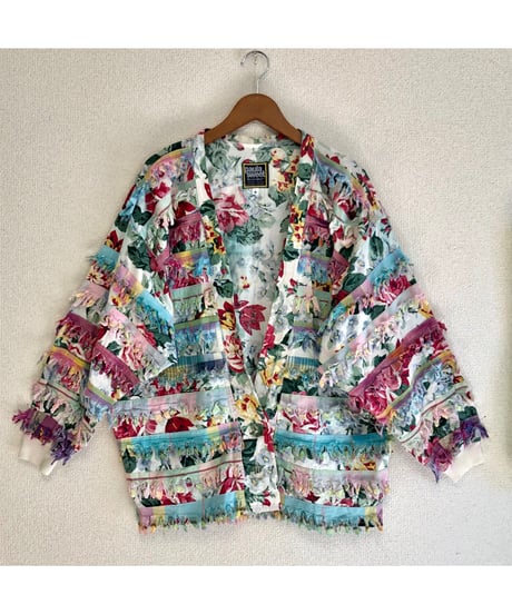 paula sweet fringe jacket（flower）