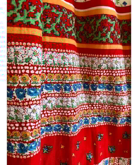 70s flower dress