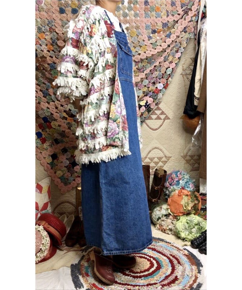 vintage デザイン　デニムコート　Paula Sweet 風 vintage デザイン デニムコート Paula Sweet 風