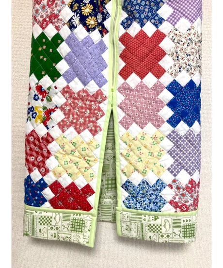 patchwork quilt skirt