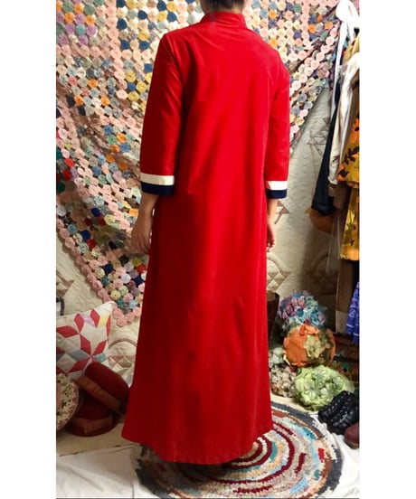 70's fleece dress