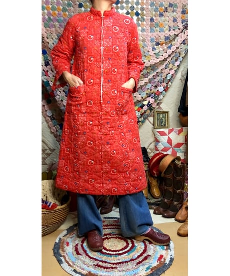 60-70s quilting robe