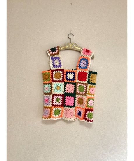 granny square vest