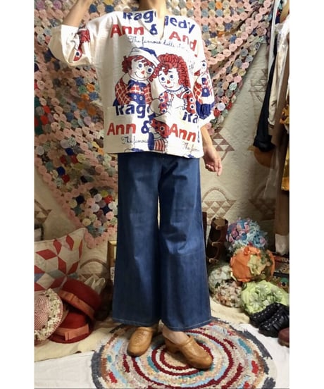 Raggedy Ann & Andy feed  sack style tops