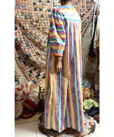 rainbow stripe dress