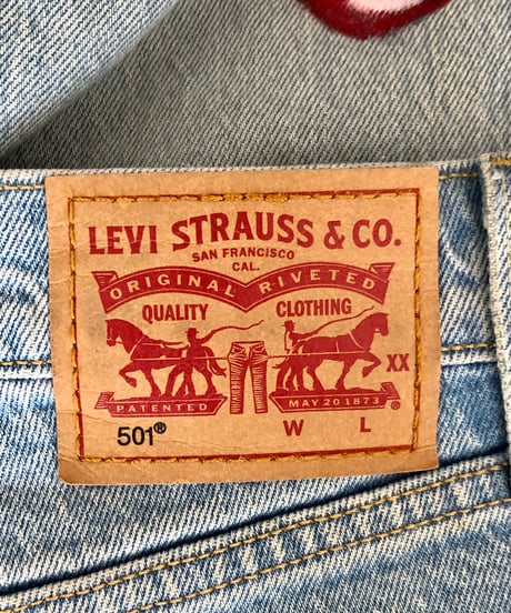 hand painted denim pants