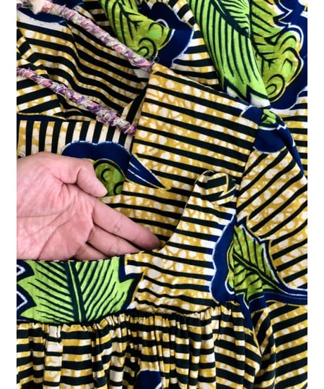 bell sleeve batik dress