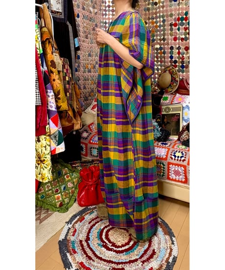 plaid easy dress