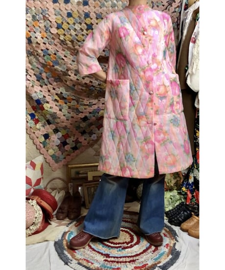 60s quilting coat