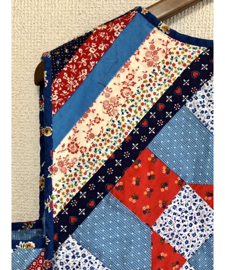 vintage patchwork vest