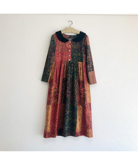 paisley cotton one-piece