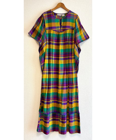 plaid easy dress