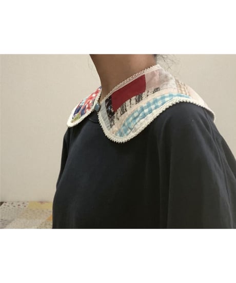 【Quilt original 】patchwork quilt collar ④