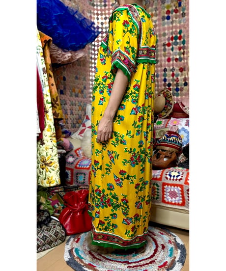 flower print rayon dress