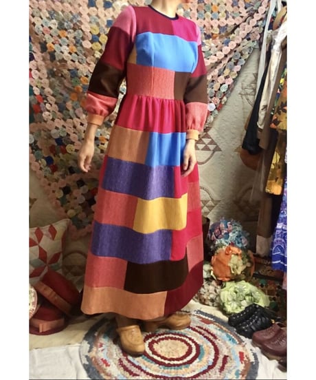 60's patchwork dress
