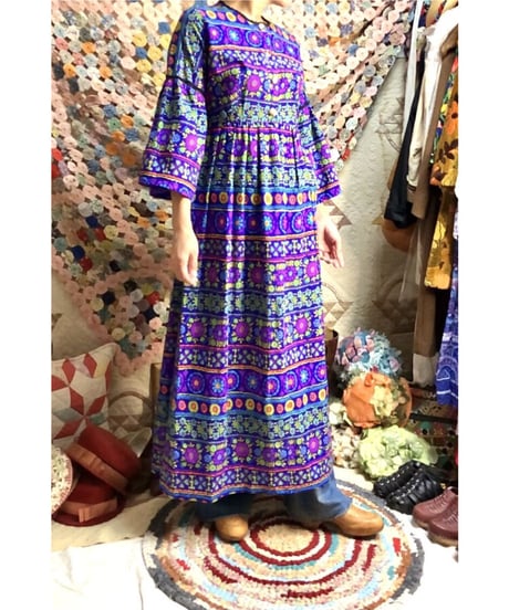 60's flower dress