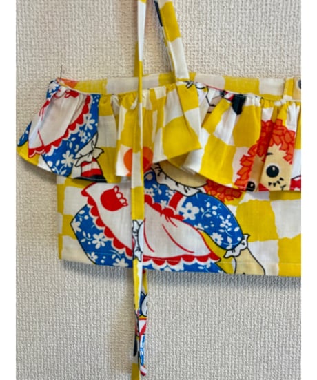 Raggedy Ann & Andy frill tops（70s fabric）