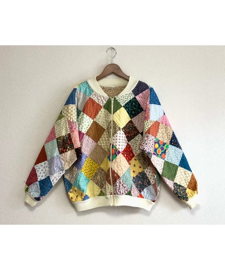 70-80s patchwork jacket