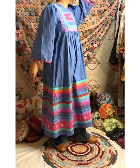 70's patchwork dress