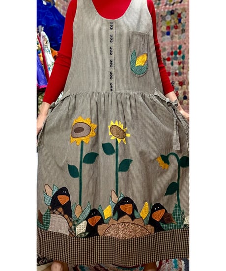 90s flower patch dress