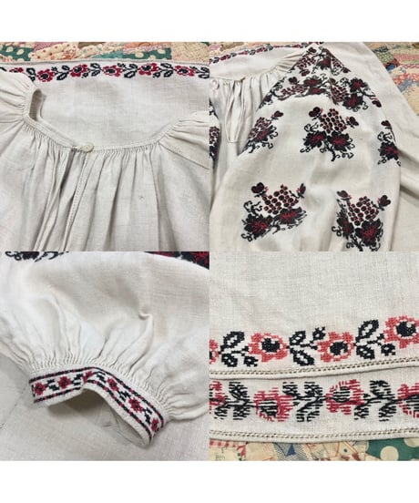 ukrainian embroidered one-piece(berry)