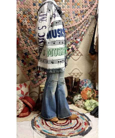 music tapestry fringe jacket