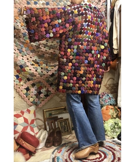yo-yo quilt gown