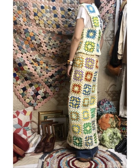 granny square vest