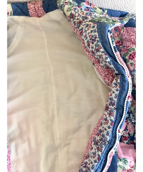 80s patchwork quilt jacket